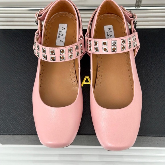 Alaia Pink women's flats - Picture 2 of 3